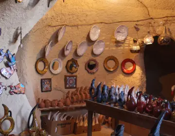 Avanos pottery workshop interior view