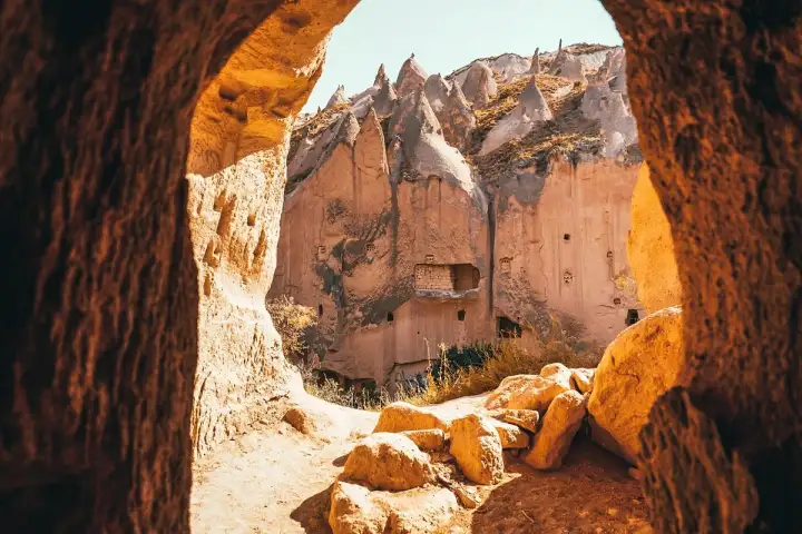 Zelve Open Air Museum scenic ruins Red Tour