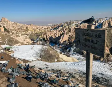Belvedere di Pigeon Valley nel Tour Giallo della Cappadocia