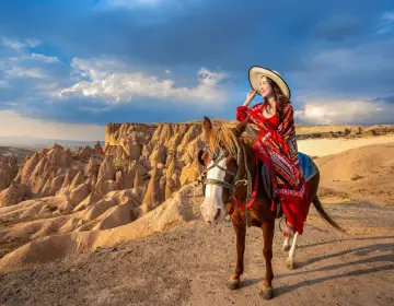 Equestrian tour in Cappadocia valleys