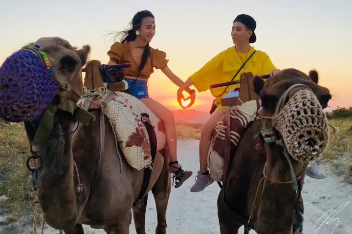 Cappadocia camel ride adventure with fairy chimneys