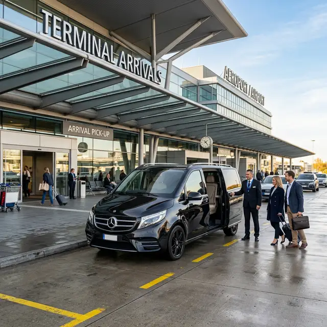 Private airport transfer hero image