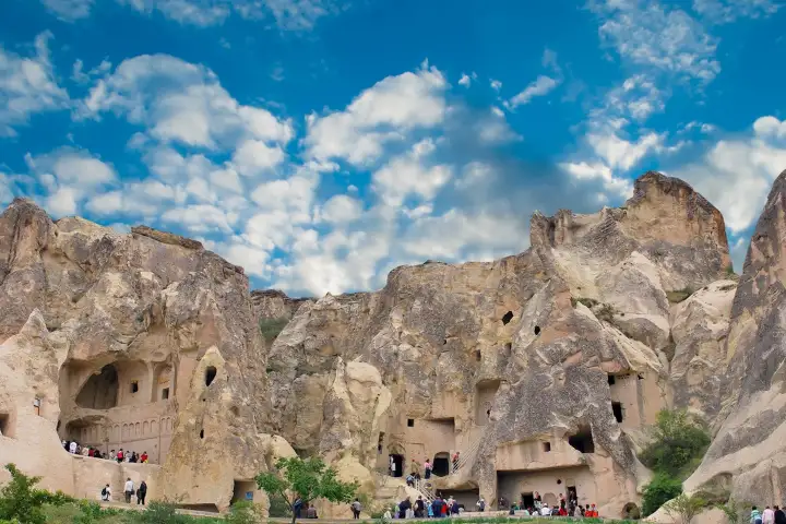 Museo al Aire Libre de Goreme en Cappadocia con iglesias excavadas