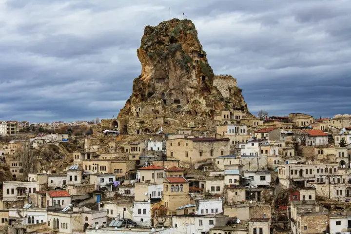 Mirador del Castillo de Ortahisar en el Tour Amarillo de Cappadocia