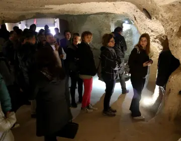 Tunnel della Underground City nel Tour Giallo della Cappadocia